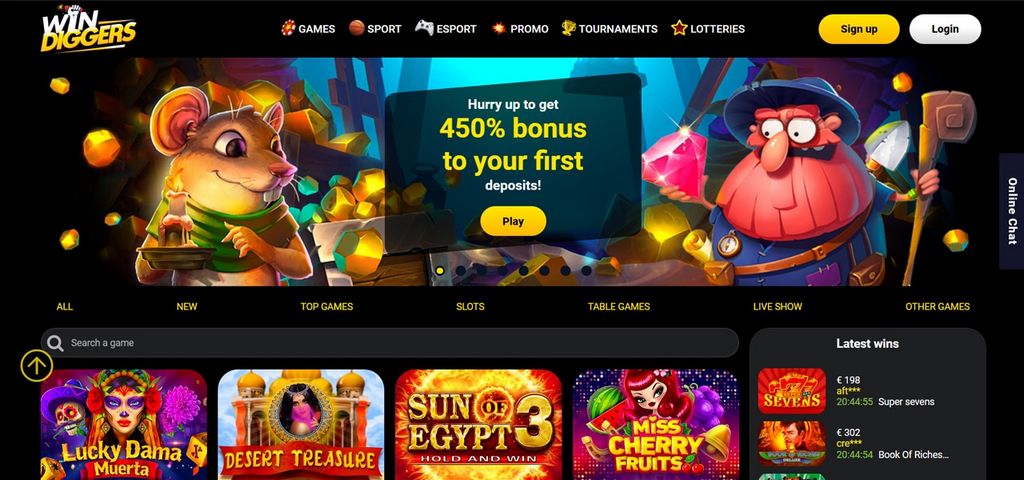 Win Diggers Online Casino UK Your Ultimate Gaming Guide Win Diggers Online Casino UK Your Ultimate Gaming Guide